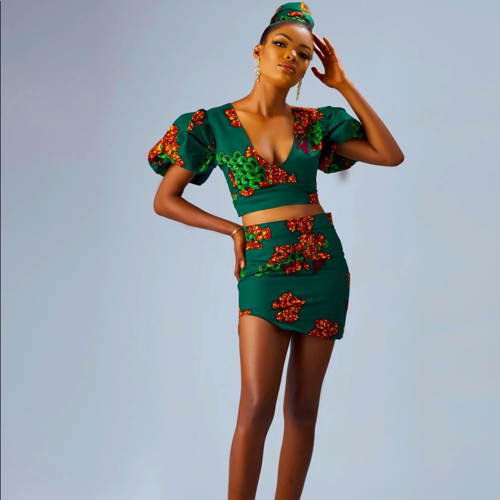 Abebi & Modish Riri Slanted Miniskirt